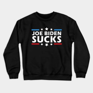 Joe Biden Sucks Funny Election Anti-Biden Debate Gift Crewneck Sweatshirt